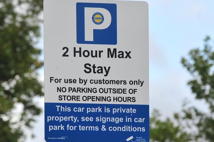 Newton Abbot ASDA Car Park