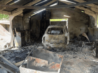 Fire disrupts nursery visit as crew tackles blaze