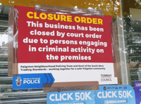 Seven more shops shut down by police and trading standards