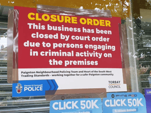 Seven more shops shut down by police and trading standards
