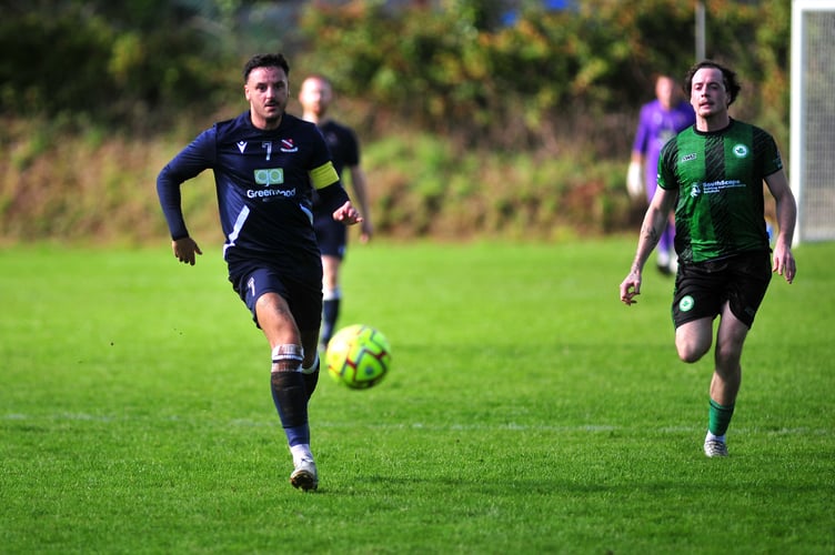 South West Peninsula League Premier East. Teignmouth AFC versus Ivybridge Town. A win for Ivybridge with a full time score 2-3