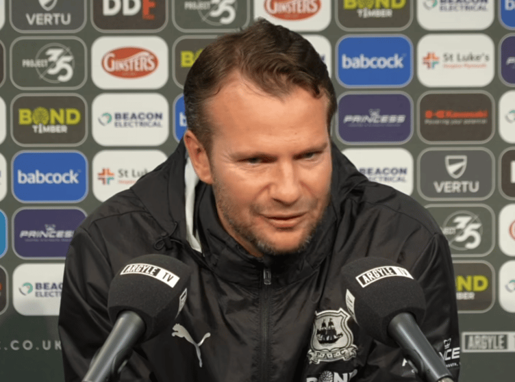 Plymouth Argyle head coach Tom Cleverley was left frustrated following his side's 1-0 loss to Peterborough United