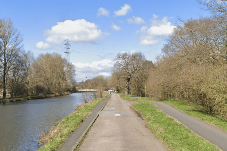 The incident took place between 11.30pm and 11.35pm on Friday, September 19 around the area of the canal path that runs alongside Water Lane.