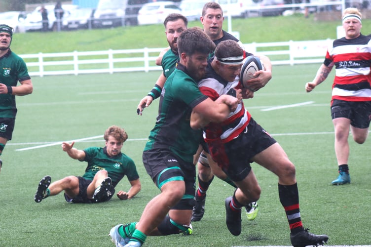 Ivybridge RFC in action against Teignmouth