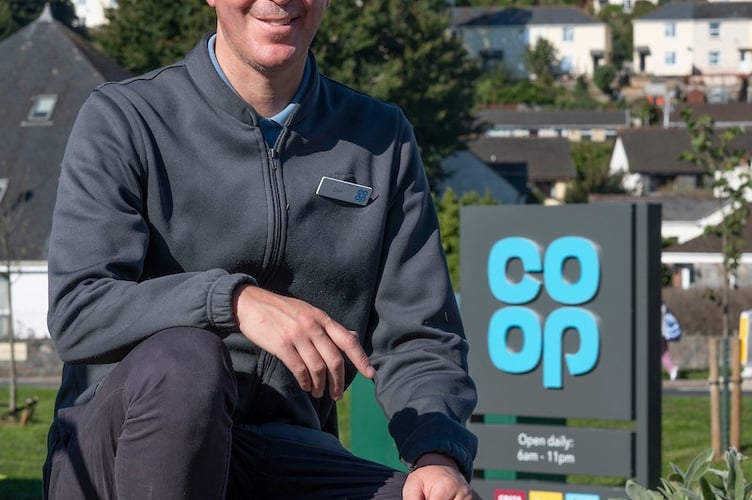 Dan Wells, store manager of the new Ashburton Co-op 