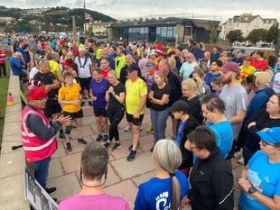 Teignmouth Youth Council's fundraising Parkrun