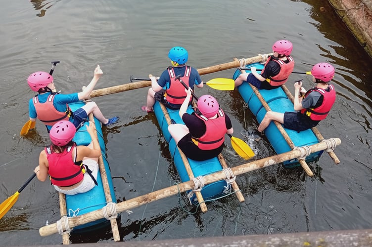 Young carers on their adventure day organised by Westbank. 