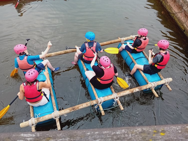 Young carers on their adventure day organised by Westbank.