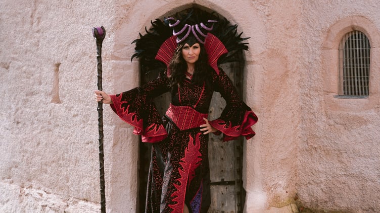 TV soap favourite and Strictly Come Dancing finalist Emma Barton stars as the wickedly enchanting Carabosse the witch in the Princess Theatre's panto Sleeping Beauty.