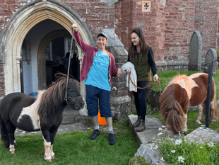 Ponies blessed at pet service as church welcomes Priest Osaro 
