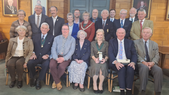 Devon councillors honoured for service