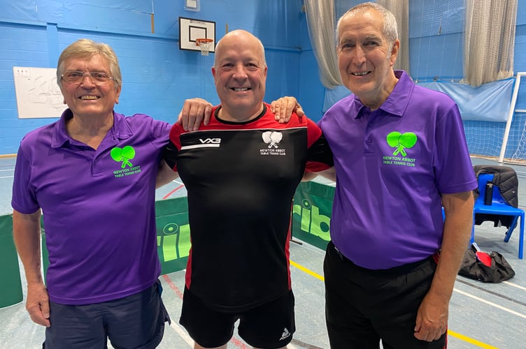 NA Ospreys – Ken Ramsden, Mark Dulling and Rob Ferguson. Picture: Tony Halse