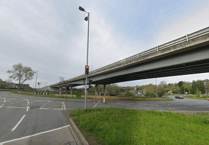 Man, 20s, arrested after throwing objects into traffic from bridge