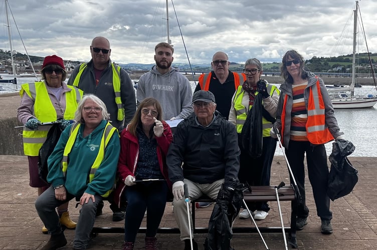 Teignmouth beach cleaners 