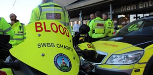 Blood Bike charity celebrating saving NHS £1million