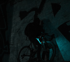 Police warning: Young people on bikes at night without lights