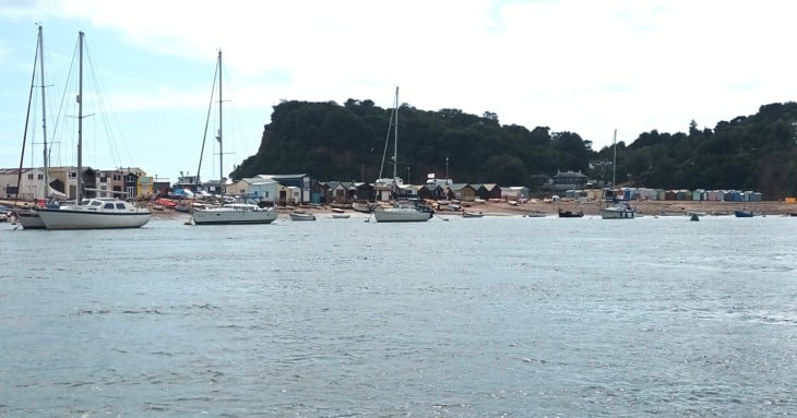 Teignmouth's back beach. Photo Teignbridge Council