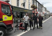 Newton Abbot restaurant raises hundreds for Fire Fighters Charity