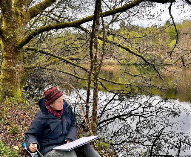 Lucy Patrick's art exhibition aids crisis