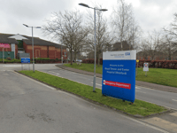 Woman in her 70s seriously injured after hospital car collision
