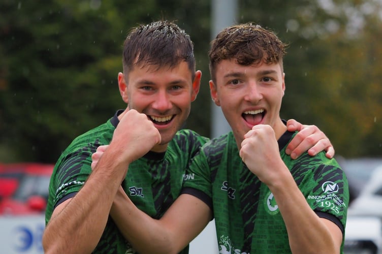 Ivybridge Town duo after shootout success
