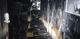 In Pictures: Pub storeroom 'severely damaged' by fire 