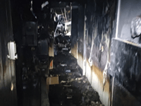 In Pictures: Pub storeroom 'severely damaged' by fire 