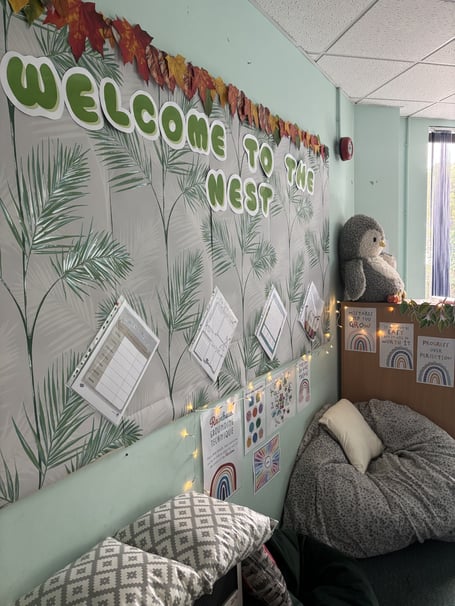 The Nest on-site support for students at Teign School