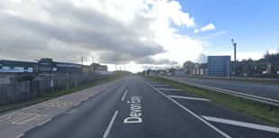 Traffic moving slow after spillage on A38