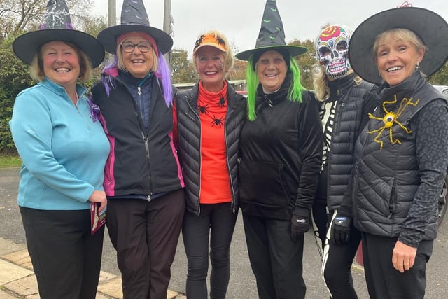 Ghoulish golfers at Teignmouth GC