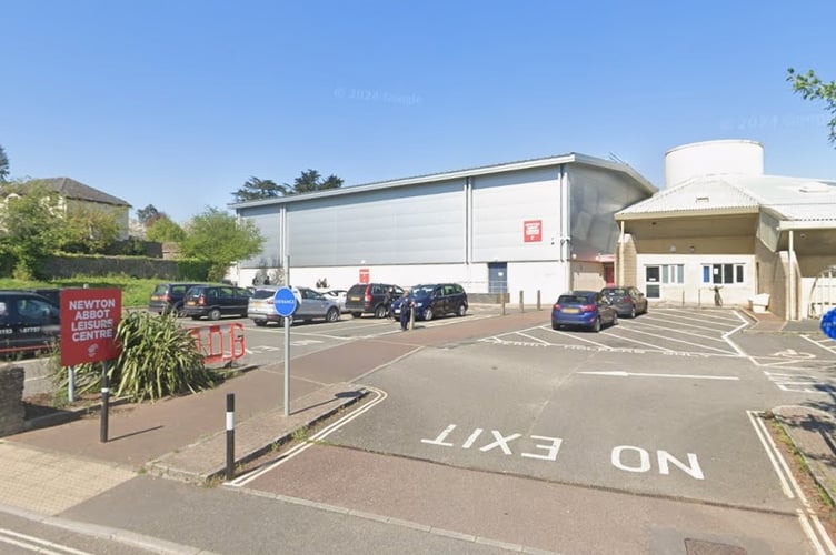 Newton Abbot leisure centre. Photo Google street. view 