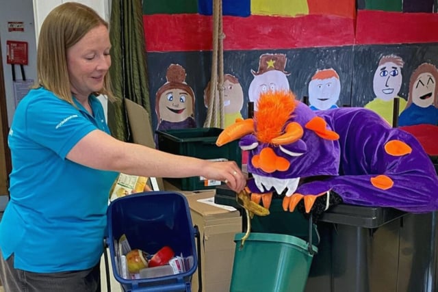 Devon schools to welcome 'Bonster the Hungry Monster'