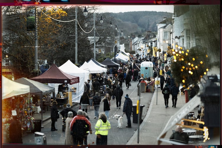 Last year's Dawlish Christmas Market. Photo Neil Salter
