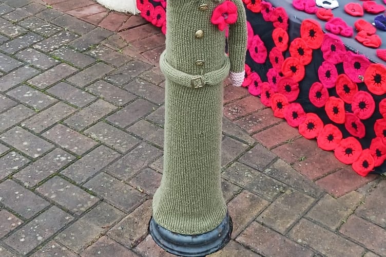 Kingsteignton remembers. Photo Kingsteignton Town Council