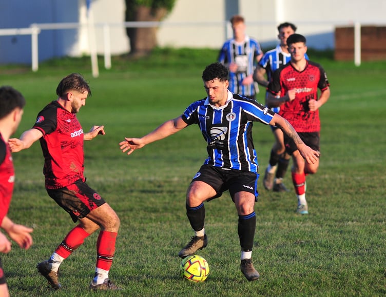 South West Peninsula League Premier East. Newton Abbot Spurs versus Cullompton Rangers. A 1-3 home loss for Spurs