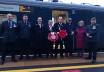 GWR Train Brings Dawlish Poppy to London