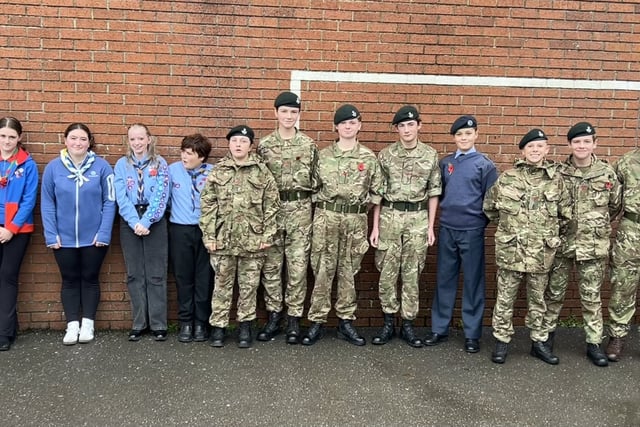 Teign School honours Armistice Day