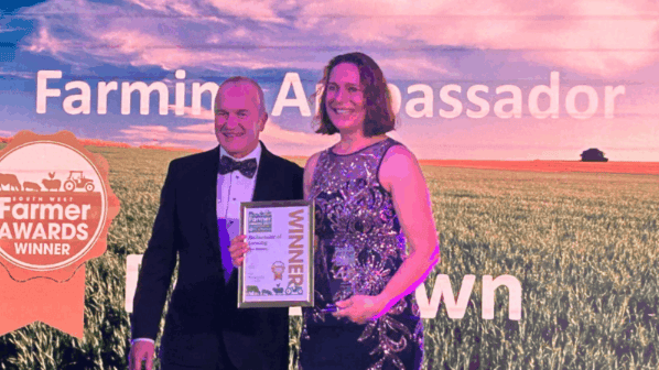 Dartmoor-born Bev Brown honoured for championing farm education