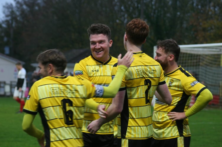 Celebrations aplenty as Buckland put eight past Shepton Mallet