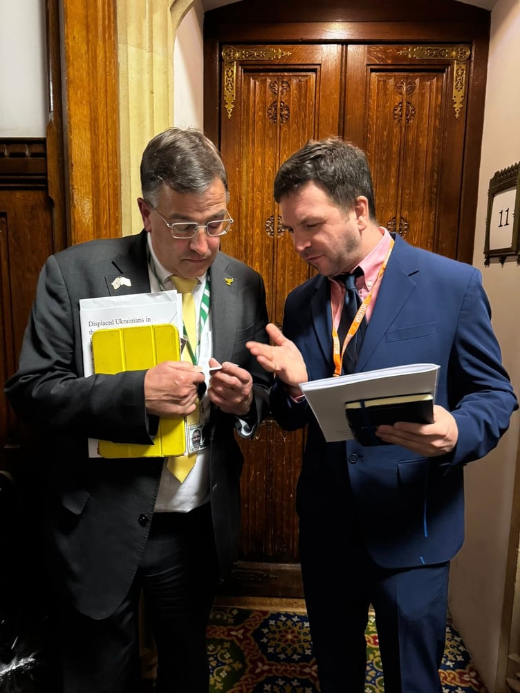 Martin Wrigley MP meets representatives of Devon Ukraine Association