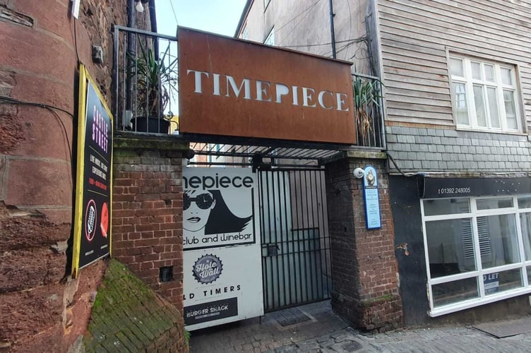 Timepiece nightclub, Exeter