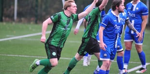 South Devon football battles on despite brutal weather