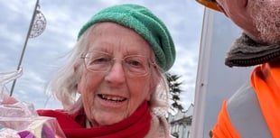 Mothers' Union campaign with knitted chain