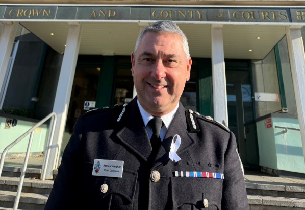 Chief Constable, James Vaughan