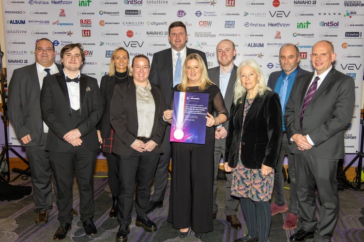 Devon's Bus Enhanced Partnership has picked up Silver at the UK Bus Awards 2025. Photo Stagecoach