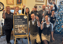 Bovey Tracey hotel team raise a glass to group's Which? award win