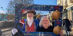 Weather forecast delayed Dawlish Christmas festivities 