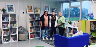 Village school celebrates being 'back in business'