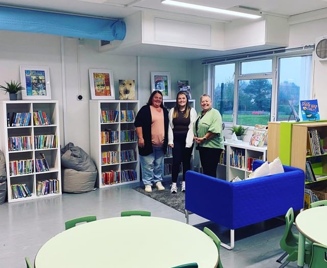 Village school celebrates being 'back in business'