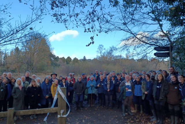 New footpaths officially unveiled at country park 